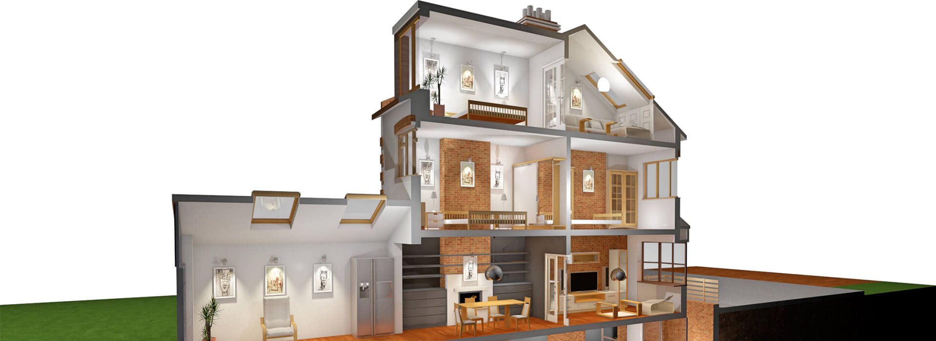 3D home Extension design