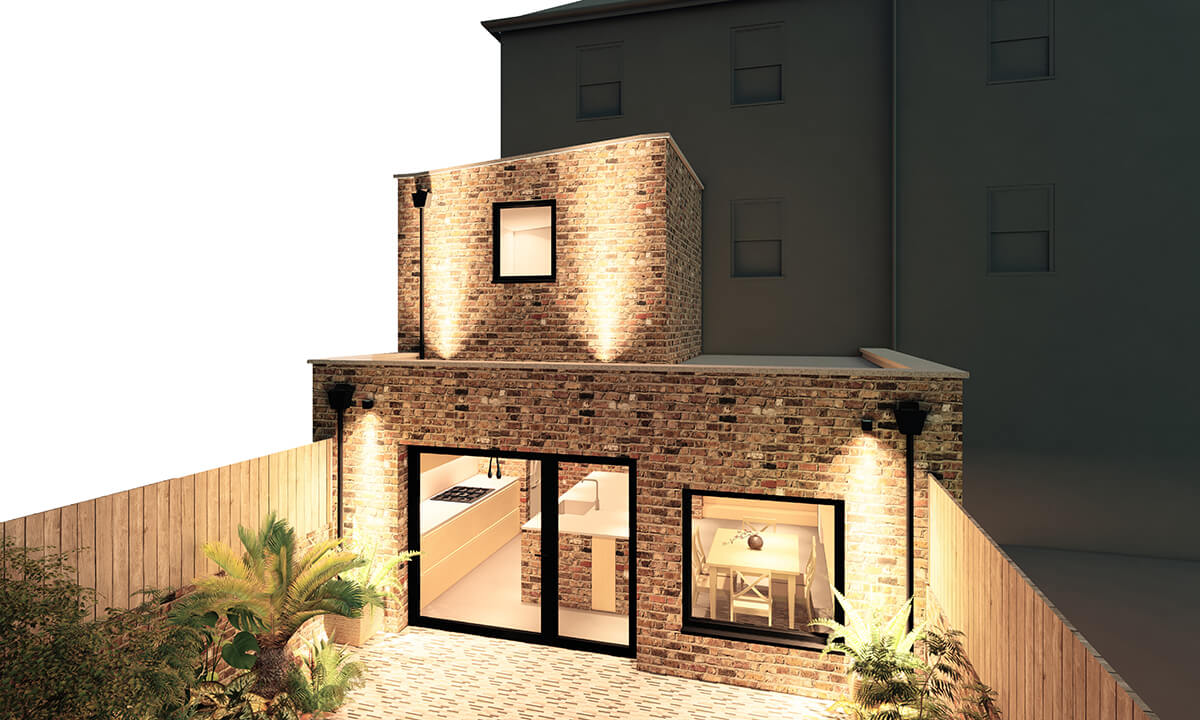 double storey extension