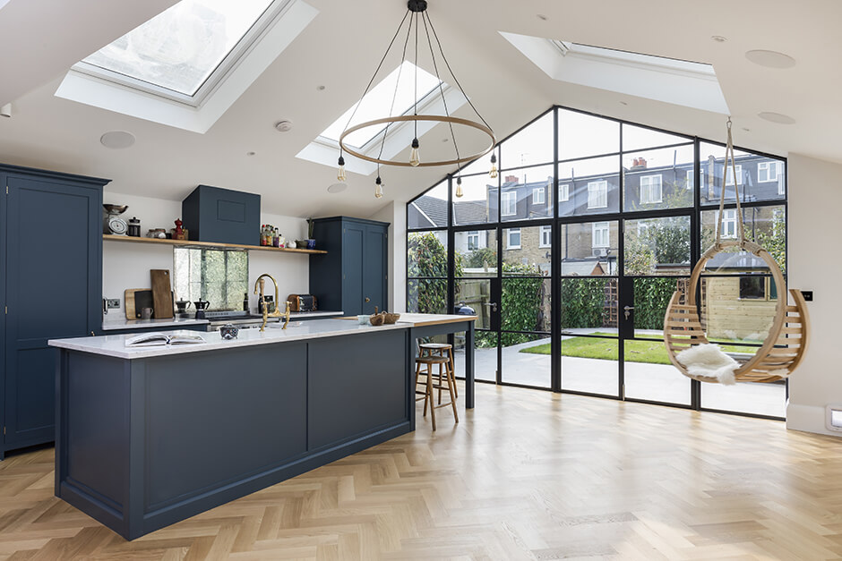 glass roof extension
