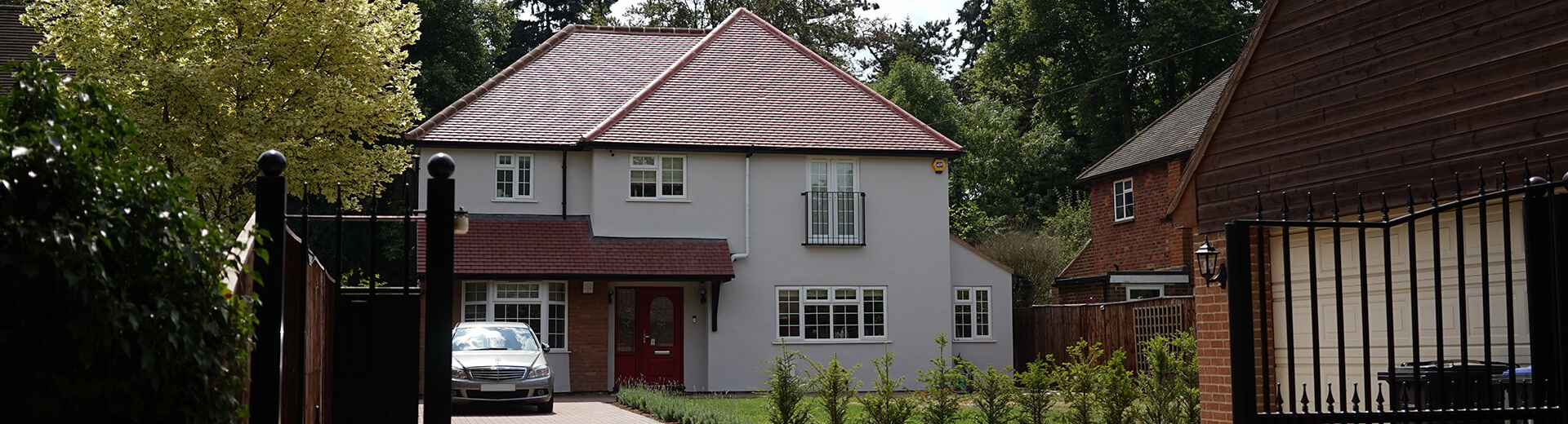 residential property with a front driveway