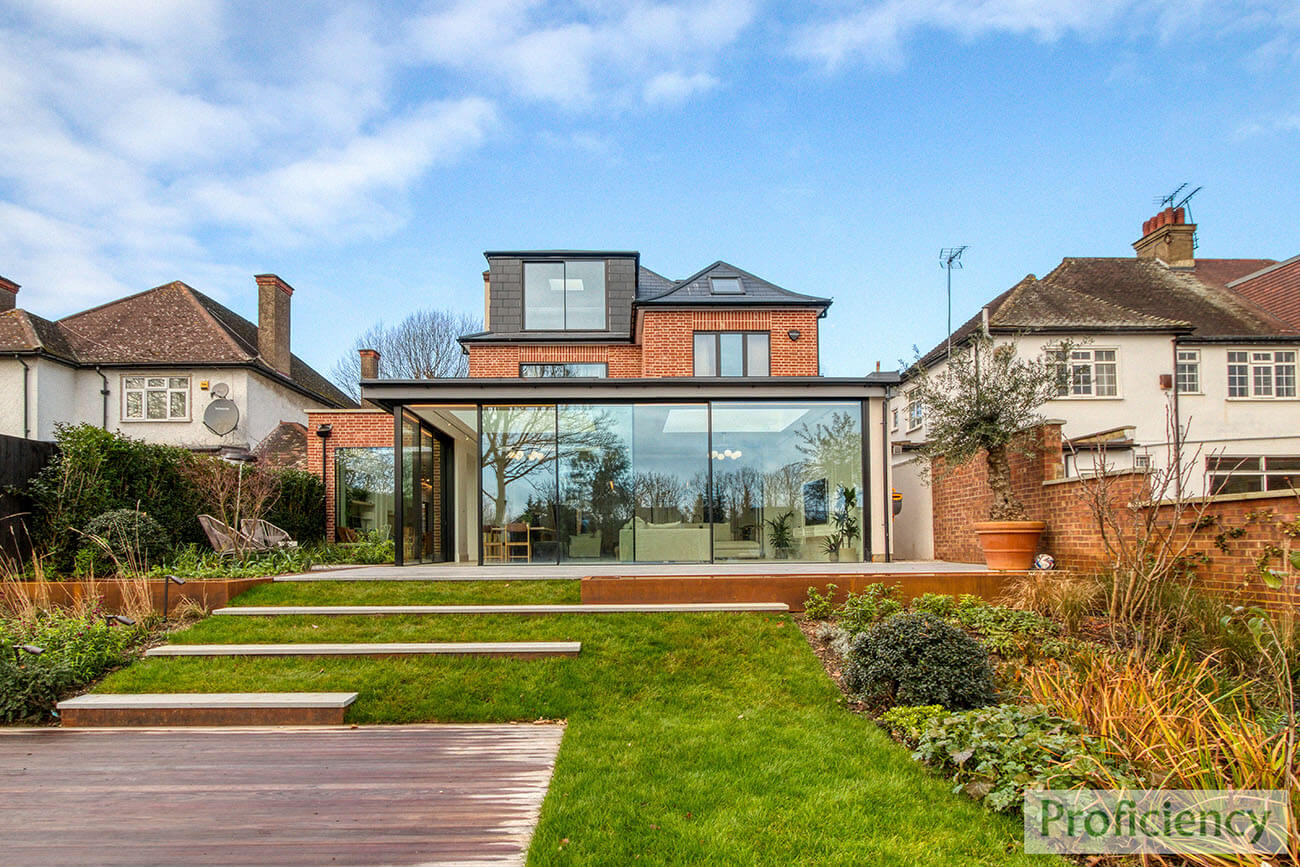 Modern new build house in London