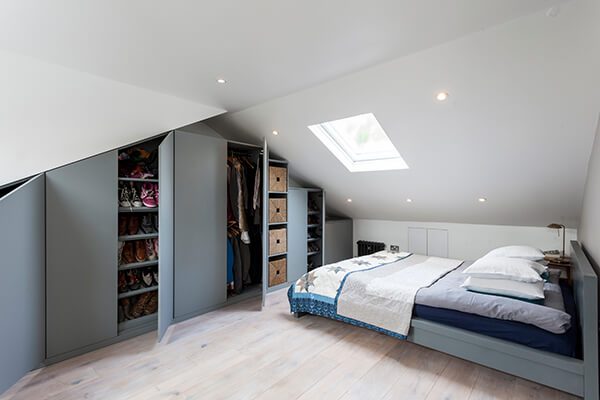 bedroom in attic