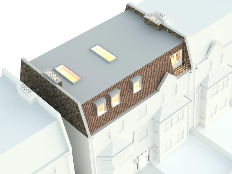 3d mansard drawing