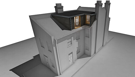 Loft conversion L-shaped loft conversion