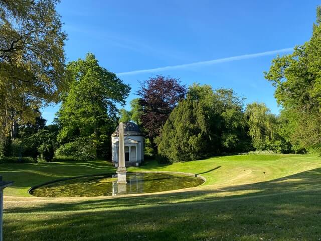 house in a park