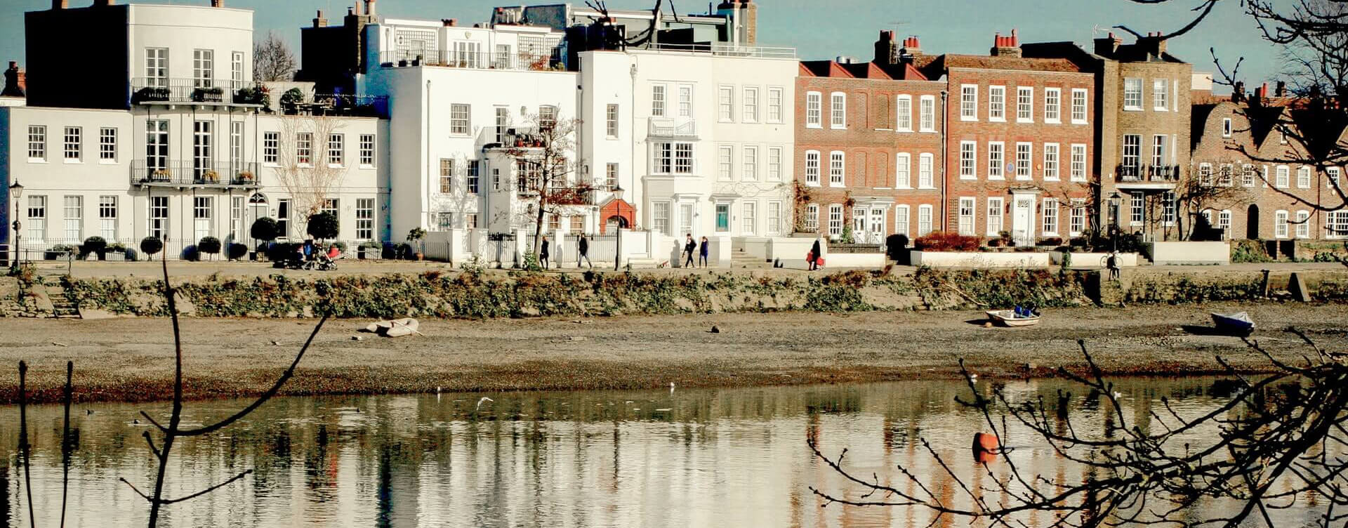 A view across the Thames in Chiswick