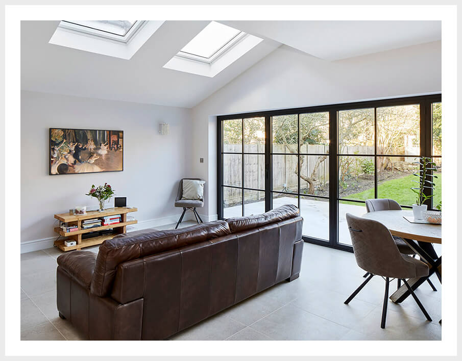 Clapham double storey extension with bi-fold doors