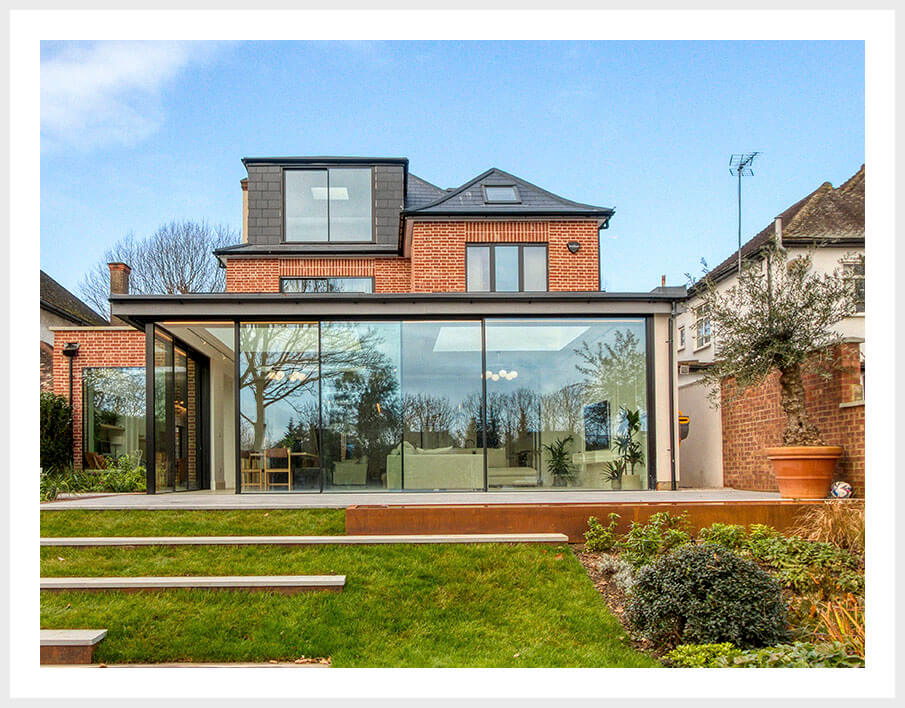 single storey extension with bi-fold doors