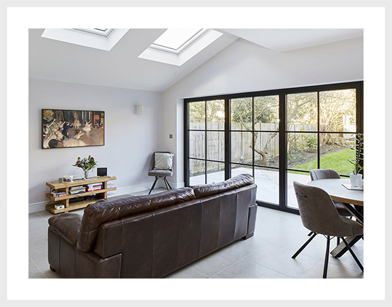 Clapham double storey extension with bi-fold doors