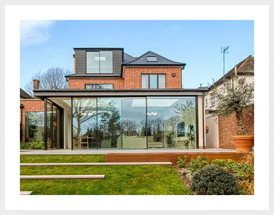 single storey extension with bi-fold doors