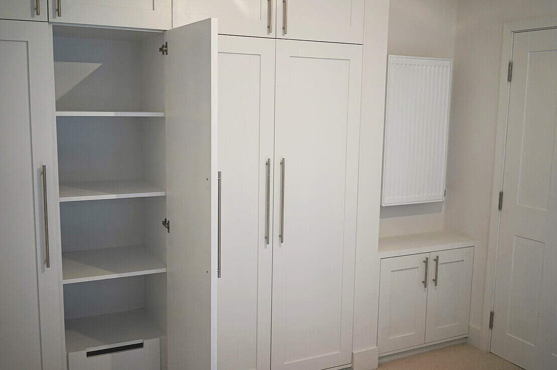 white closet