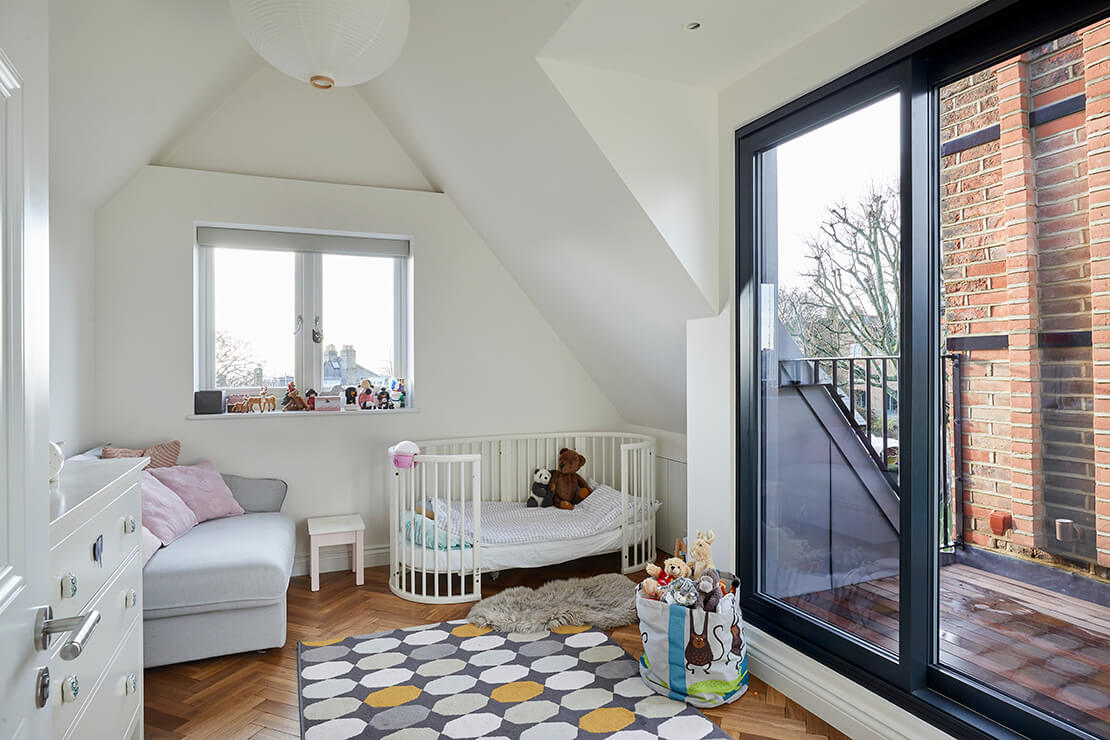 fresh attic room