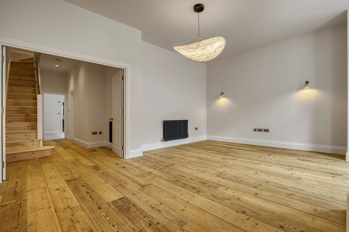 Builders renovated a room