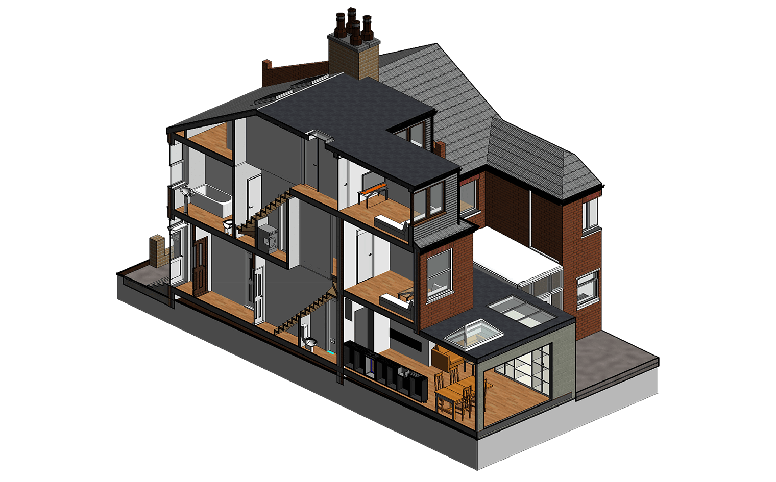 architectural model of a house