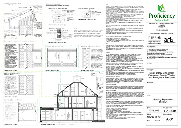 building regulation drawings