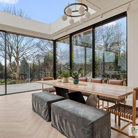 flat glass roof light