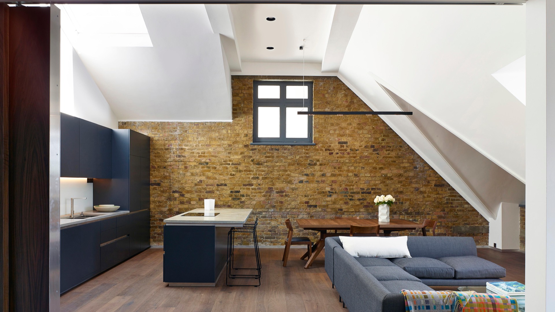 open plan kitchen and loft conversion in Clapham