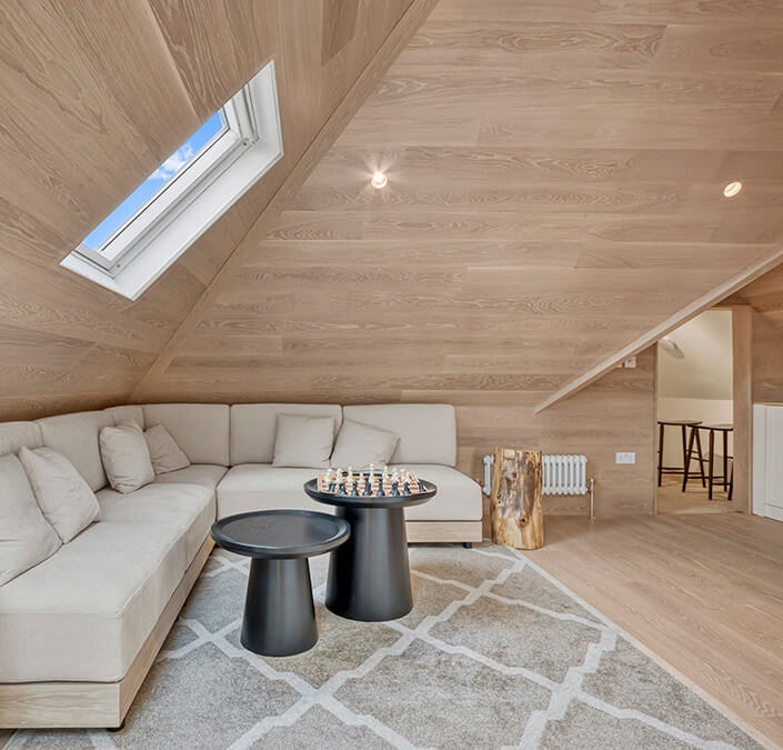 small loft living room